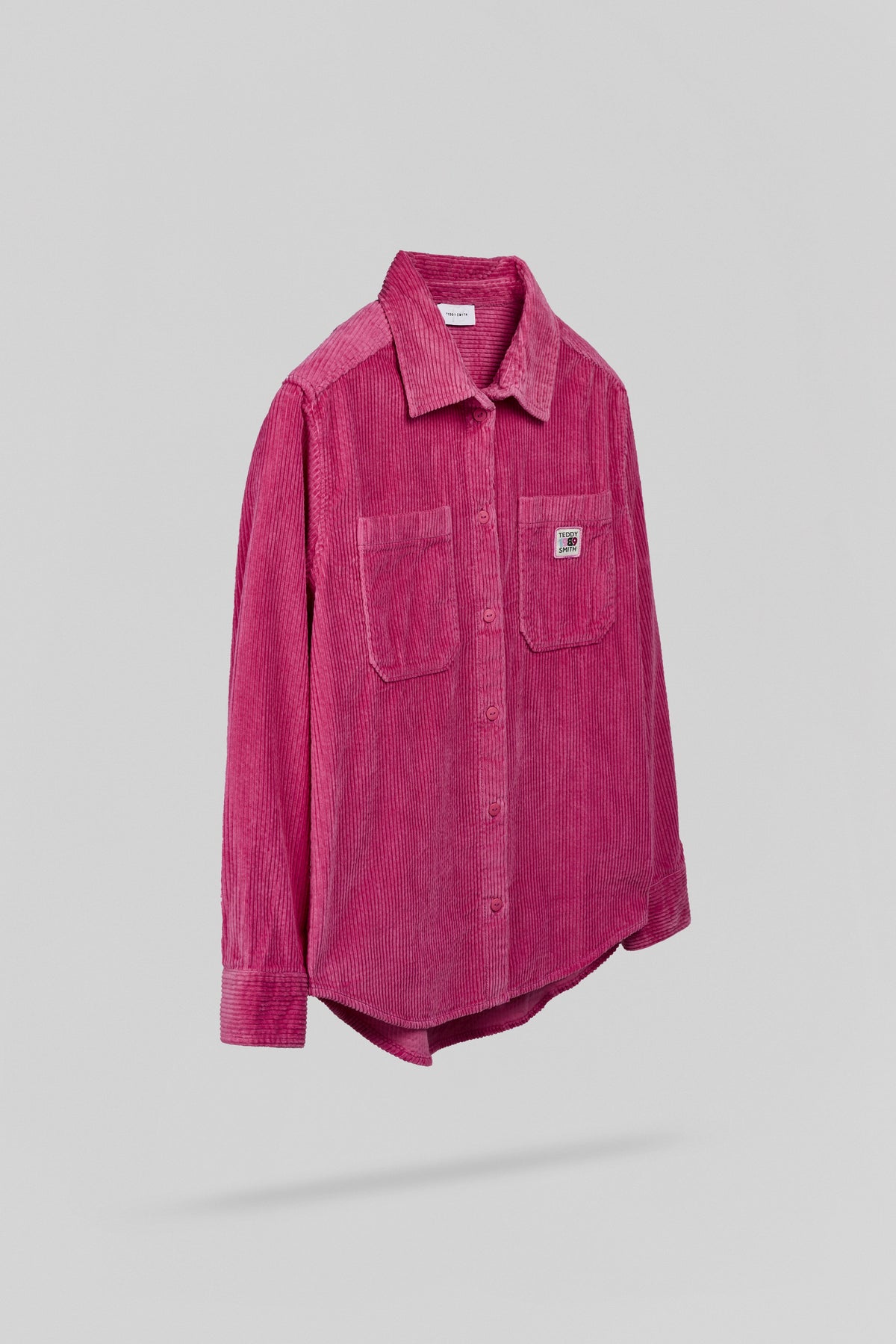 Chemise velours C-ALIA ML BUBBLE PINK - 2