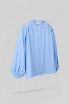 Chemise ample manches trois-quarts C-APOLINE ML BLEU CIEL - 2