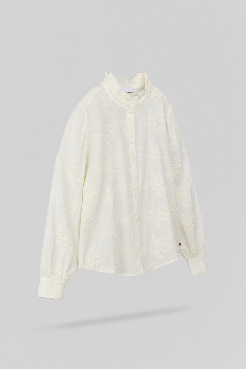 Chemise manches longues C-CAPUCINE ML MIDDLE WHITE - 2