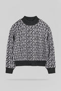 Pull P-JADE JR MELANGE BLACK - 1