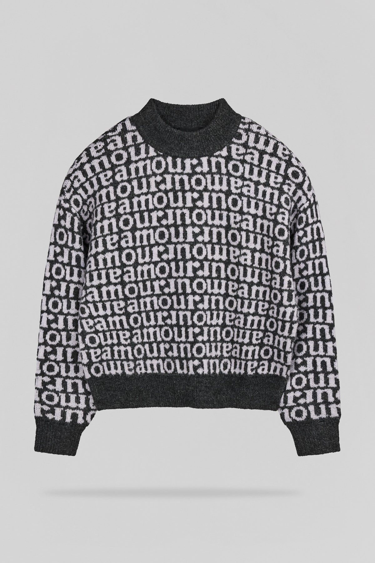 Pull P-JADE JR MELANGE BLACK - 1
