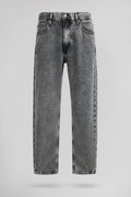 Jean relaxed DAD CROPPED GREY - 1