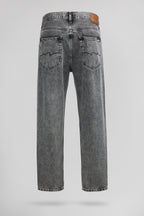 Jean relaxed DAD CROPPED GREY - 2