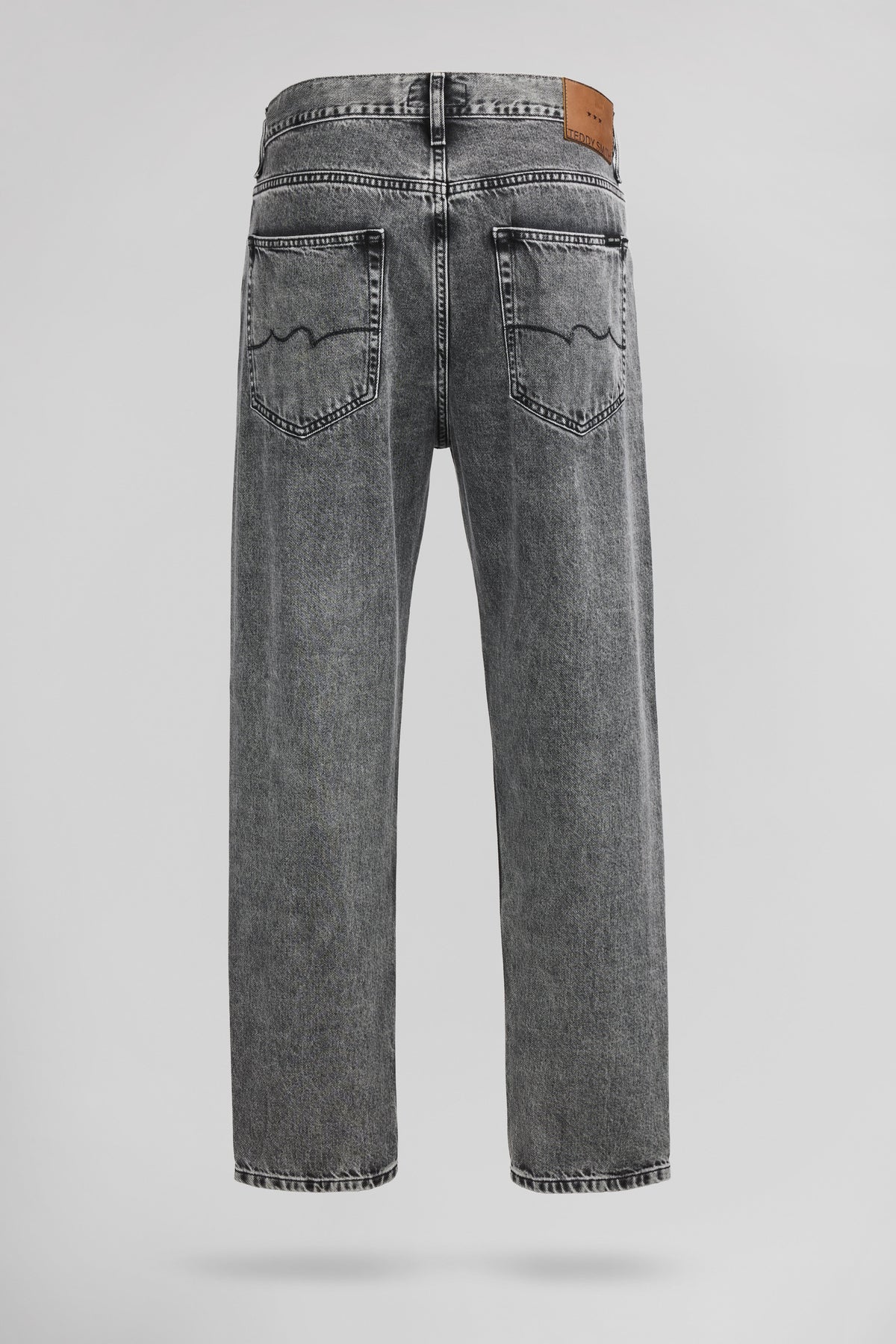 Jean relaxed DAD CROPPED GREY - 2