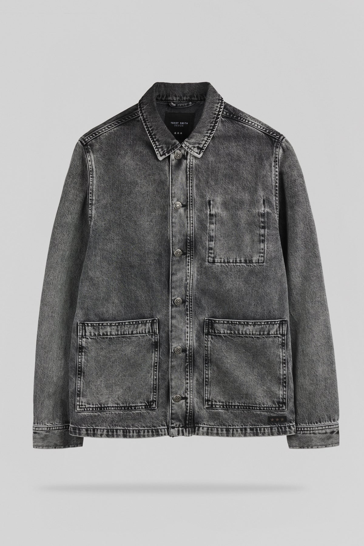 Veste denim V-REGENT GREY - 1