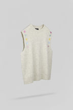 Pull P-ALAYS BLANC IVOIRE CHINE - 2
