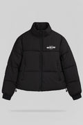 Blouson court matelassé B-AGATA NOIR - 1