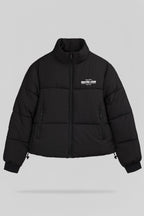 Blouson court matelassé B-AGATA NOIR - 1