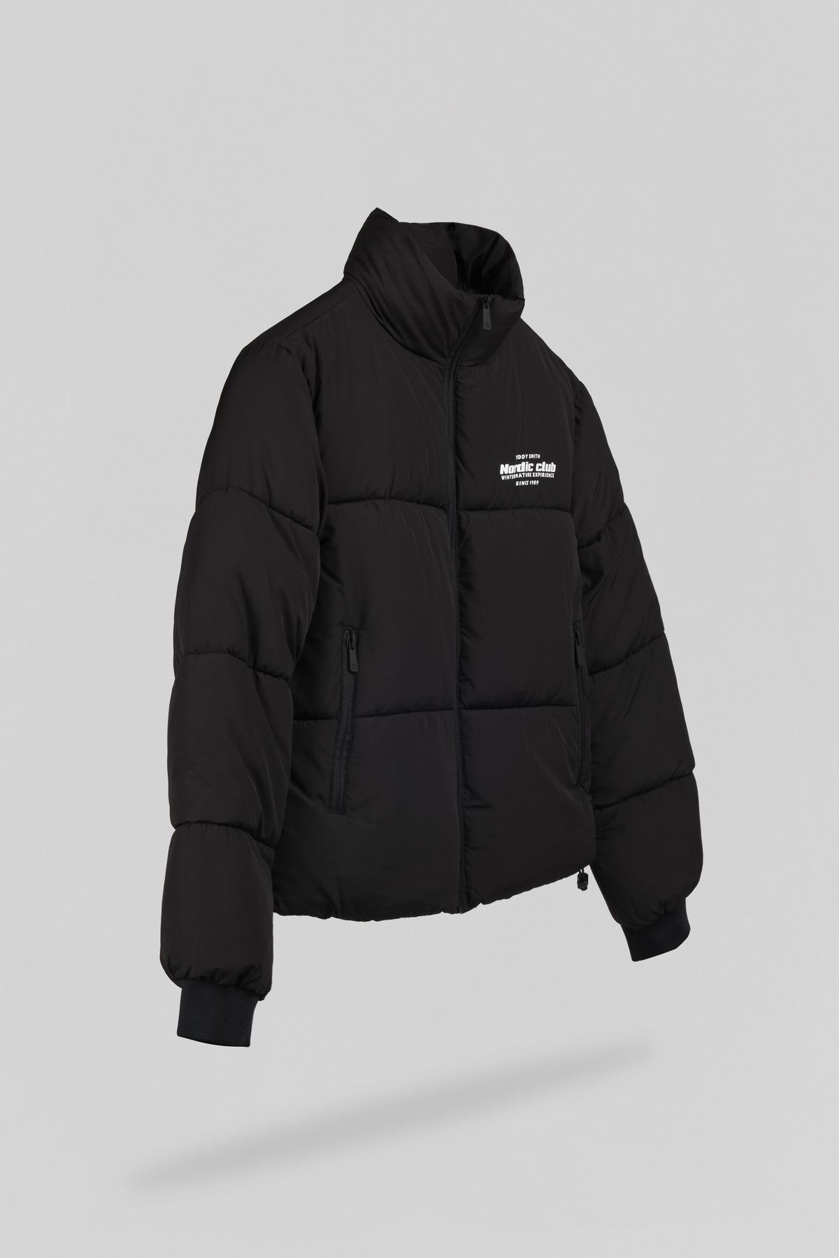 Blouson court matelassé B-AGATA NOIR - 2