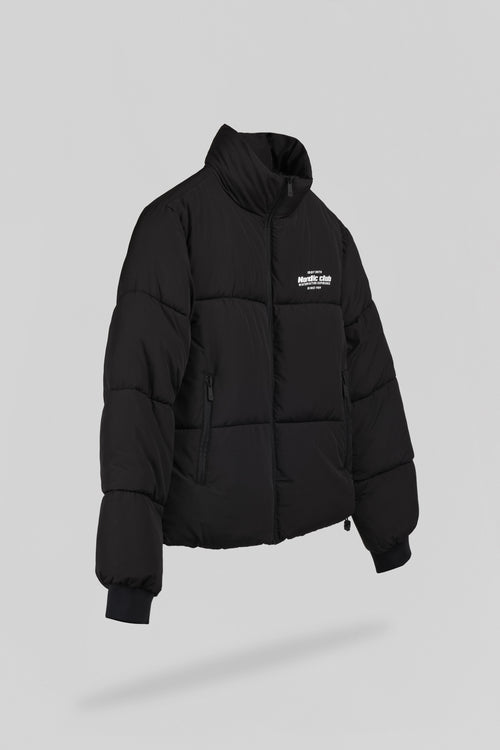 Blouson court matelassé B-AGATA NOIR - 2