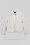 Blouson effet boule B-ORANA BLANC IVOIRE CHINE - 1