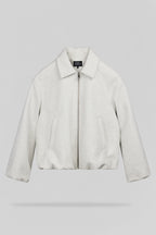 Blouson effet boule B-ORANA BLANC IVOIRE CHINE - 1