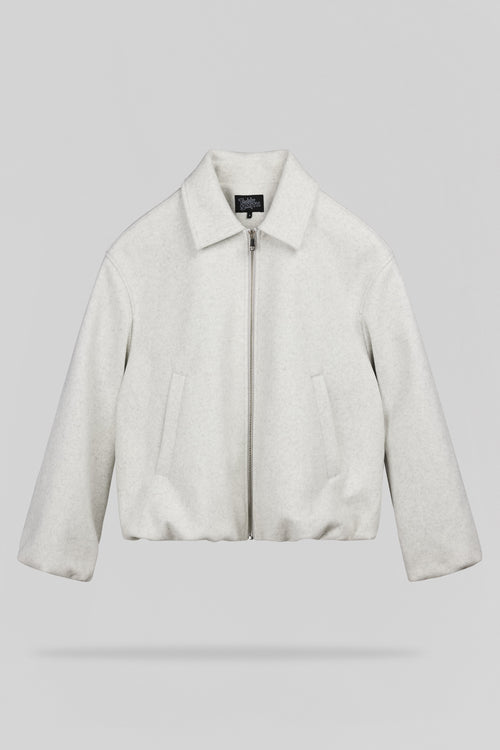 Blouson effet boule B-ORANA BLANC IVOIRE CHINE - 1
