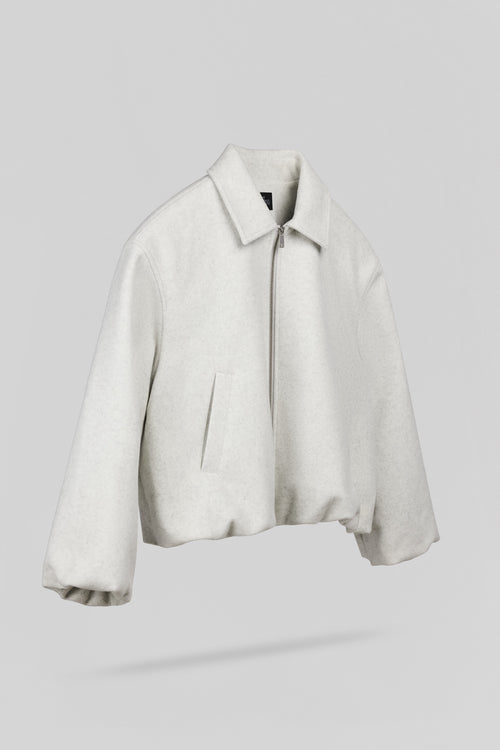 Blouson effet boule B-ORANA BLANC IVOIRE CHINE - 2