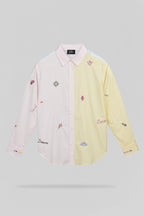 Chemise popeline C-LOUISIA ML ROSE QUARTZ - 1