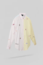 Chemise popeline C-LOUISIA ML ROSE QUARTZ - 2