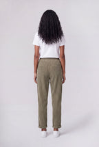 Pantalon en velours TEDDY VELOURS BLEACH KAKI - 2