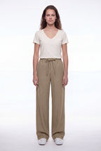 Pantalon relaxed fit P-TAYLOR WOLF BEIGE - 1