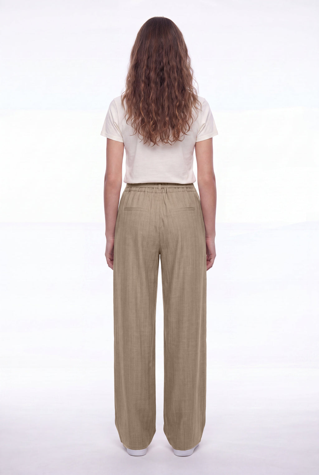 Pantalon relaxed fit P-TAYLOR WOLF BEIGE - 2