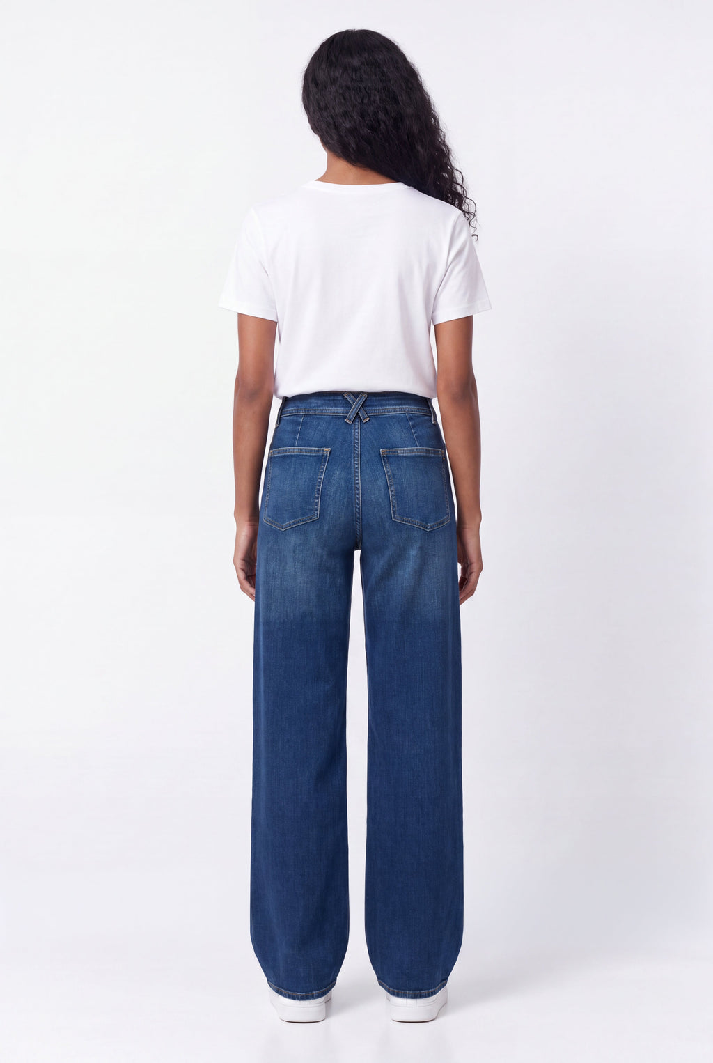 Jean flare P-JOSEFA BUTTON VINTAGE/INDIGO - 2
