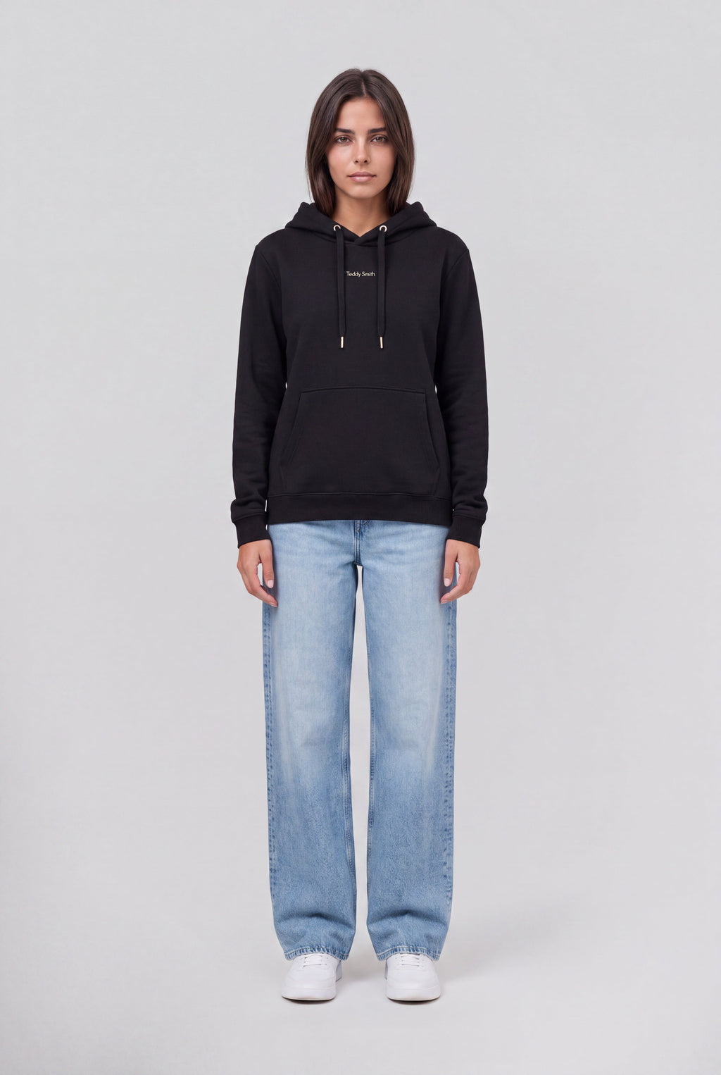 Sweat à capuche S-SOLENE HOODY NOIR - 1