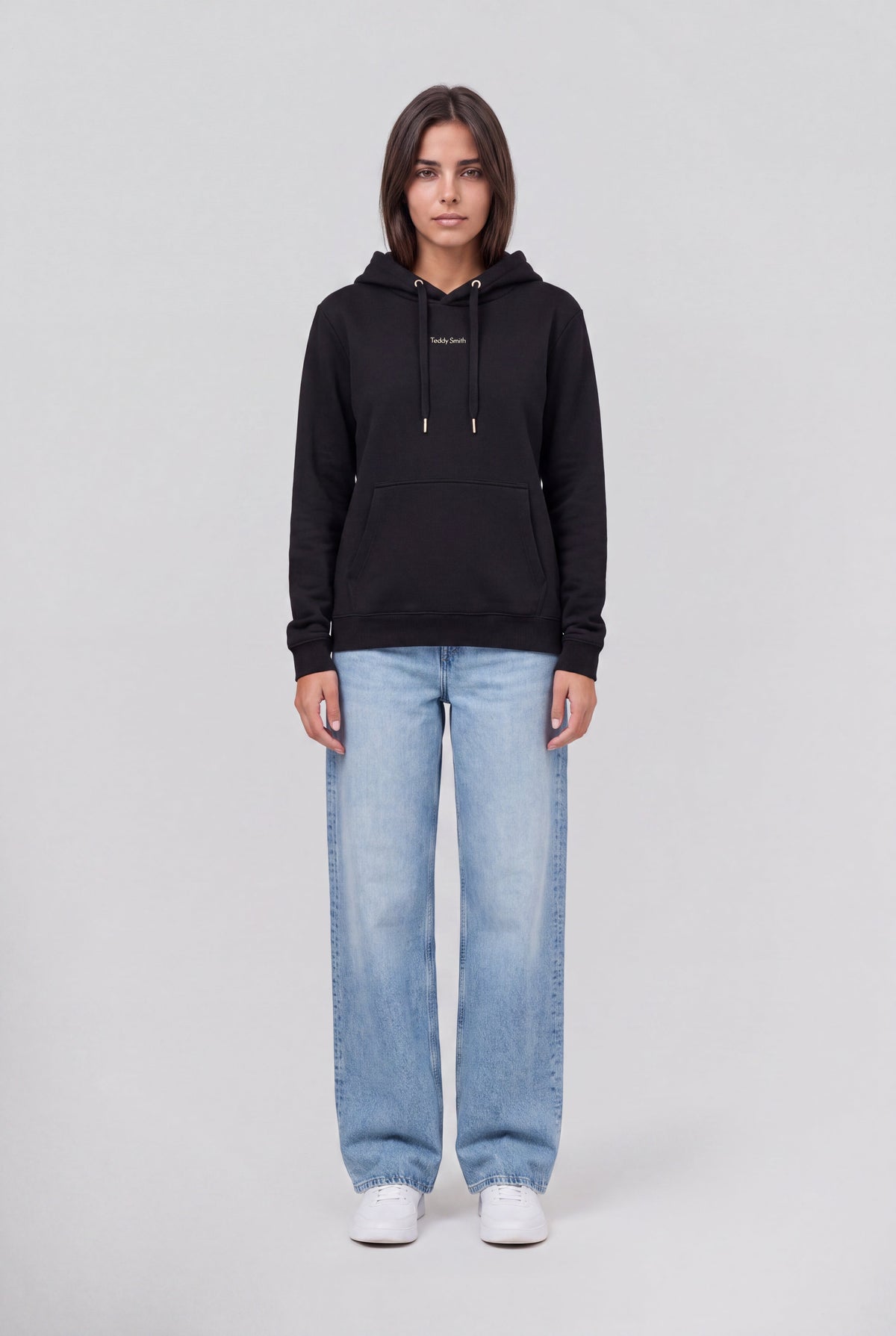 Sweat à capuche S-SOLENE HOODY NOIR - 1