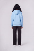 Sweat à capuche S-SOLENE HOODY BLEU CIEL - 2