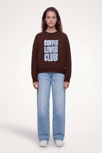 Pull col rond P-AINA CHOCOLAT - 1