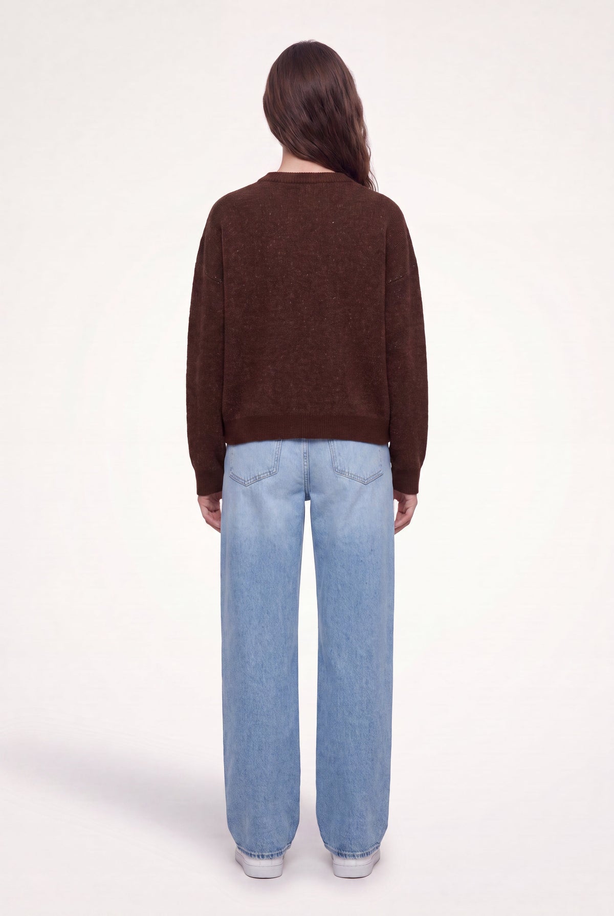 Pull col rond P-AINA CHOCOLAT - 2
