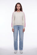 Pull col rond P-NANA MIDDLE WHITE - 1