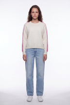 Pull col rond P-NANA MIDDLE WHITE - 1