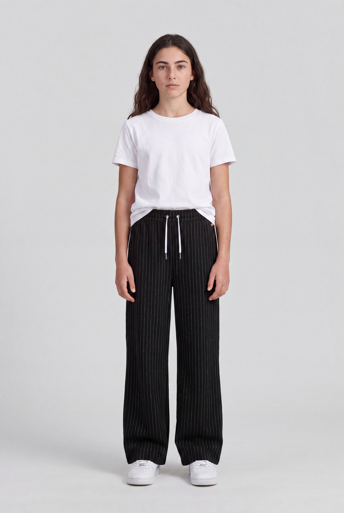 Pantalon P-BETTY JR MELANGE BLACK - 1