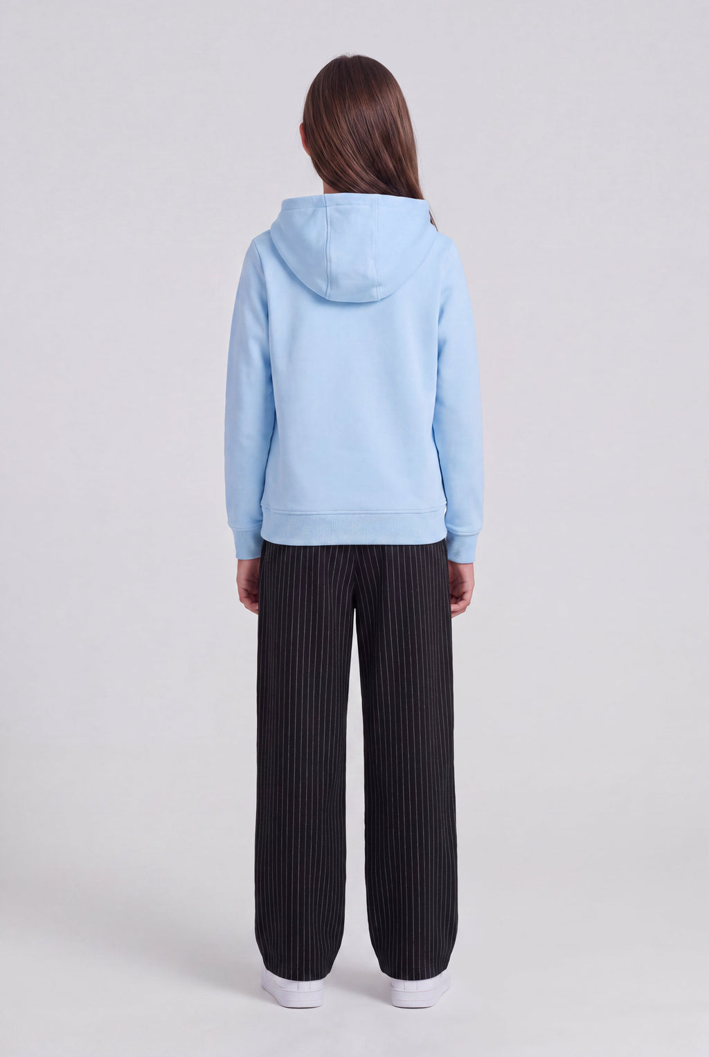 Sweat à capuche S-SOLENE HOODY JR BLEU CIEL - 2
