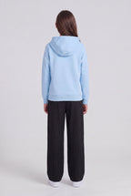 Sweat à capuche S-SOLENE HOODY JR BLEU CIEL - 2
