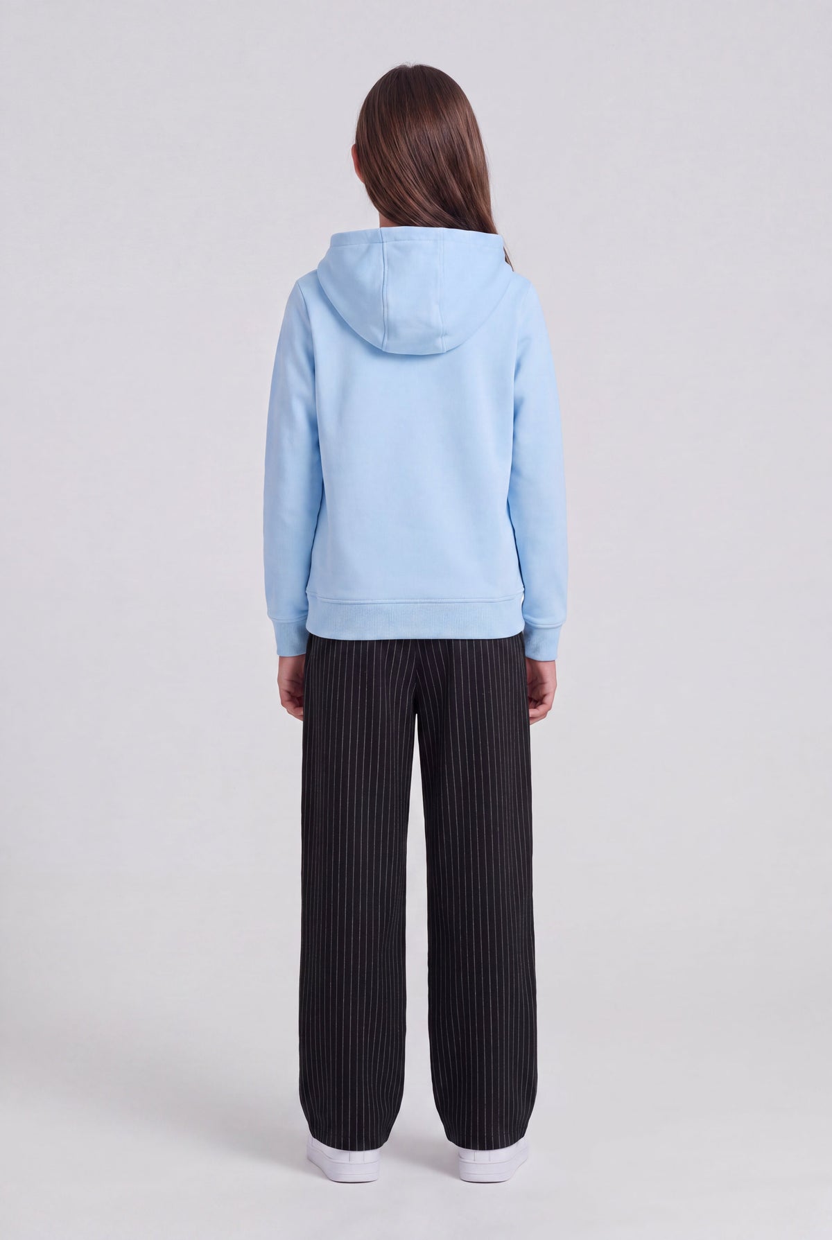 Sweat à capuche S-SOLENE HOODY JR BLEU CIEL - 2