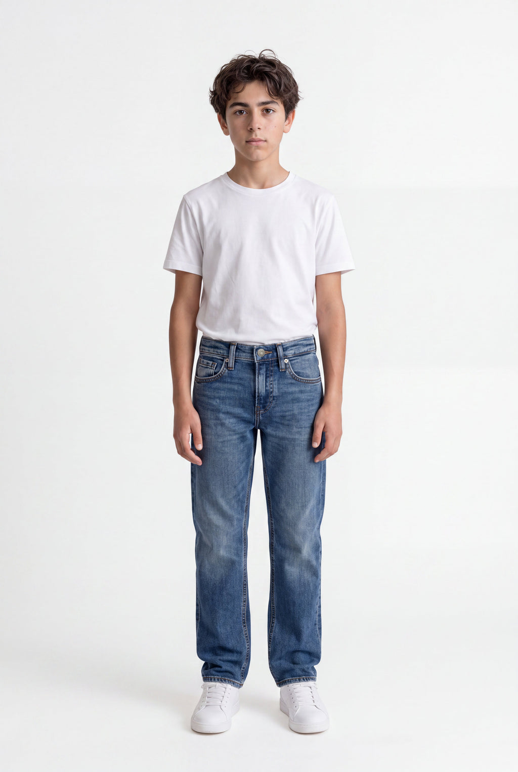 Jean droit STRAIGHT BOY JR VINTAGE DARK - 1