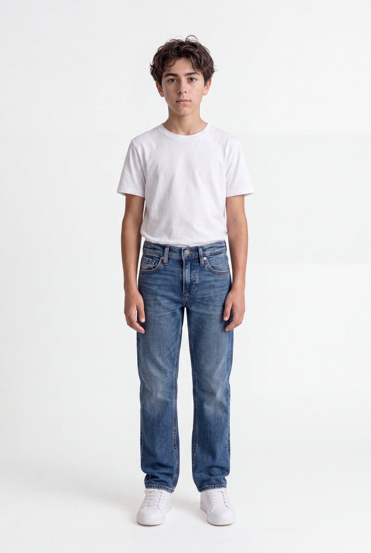 Jean droit STRAIGHT BOY JR VINTAGE DARK - 1
