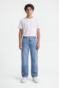 Jean denim pur coton P-HUNTER JR USE FRIPP/INDIGO CLAIR - 1