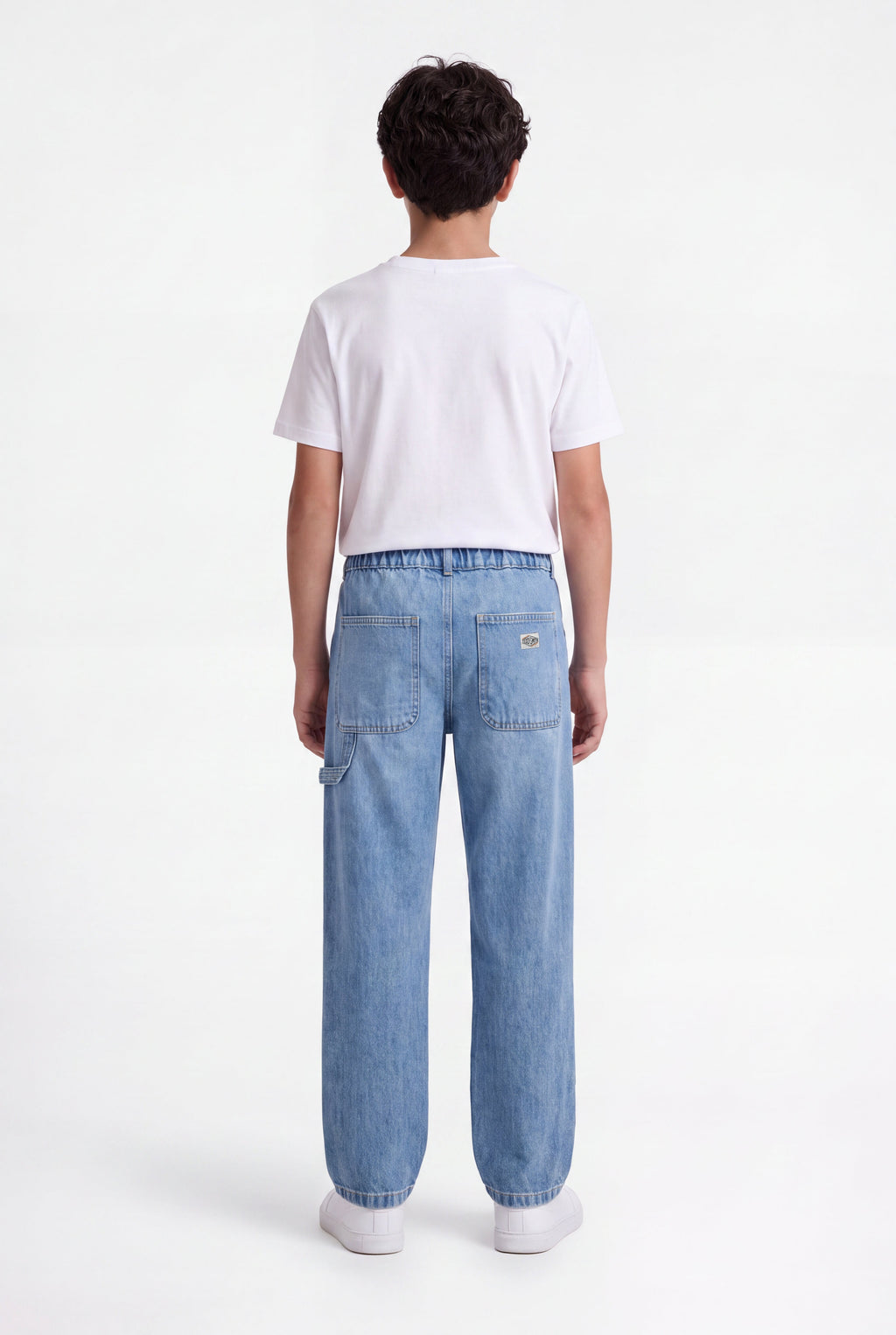 Jean denim pur coton P-HUNTER JR USE FRIPP/INDIGO CLAIR - 2