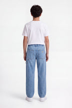 Jean denim pur coton P-HUNTER JR USE FRIPP/INDIGO CLAIR - 2