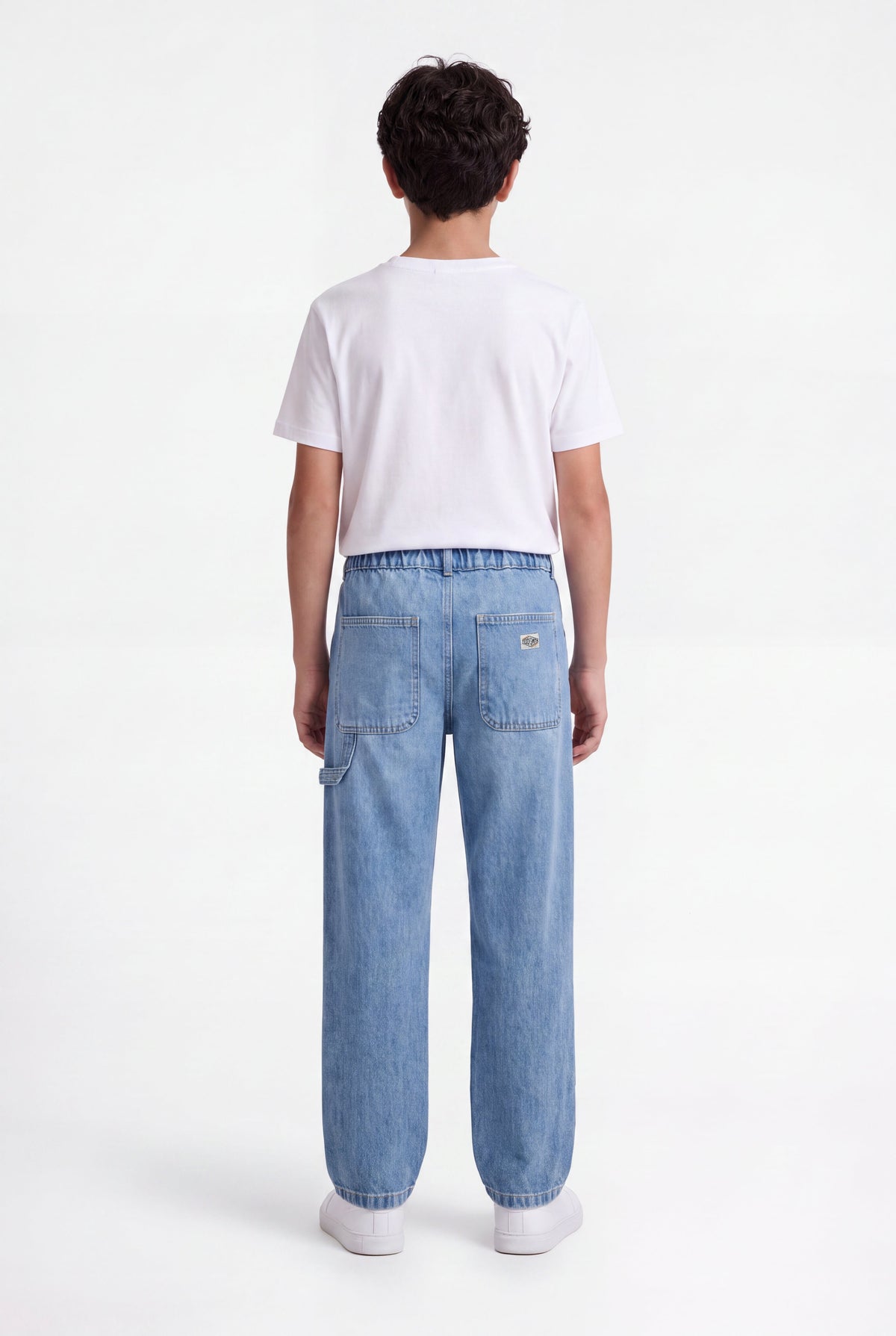 Jean denim pur coton P-HUNTER JR USE FRIPP/INDIGO CLAIR - 2