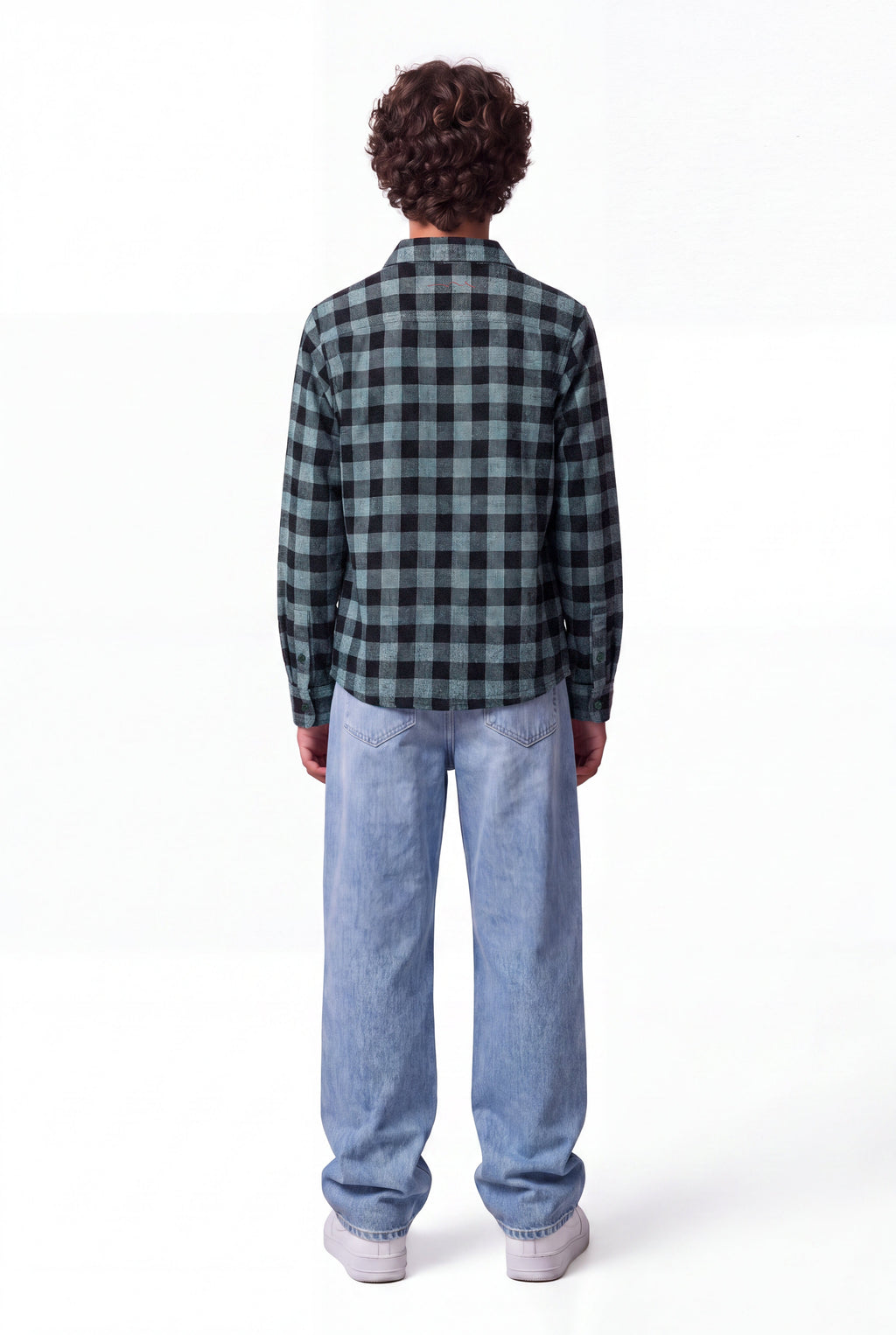 Chemise C-THYA ML JR VERT PIN - 2