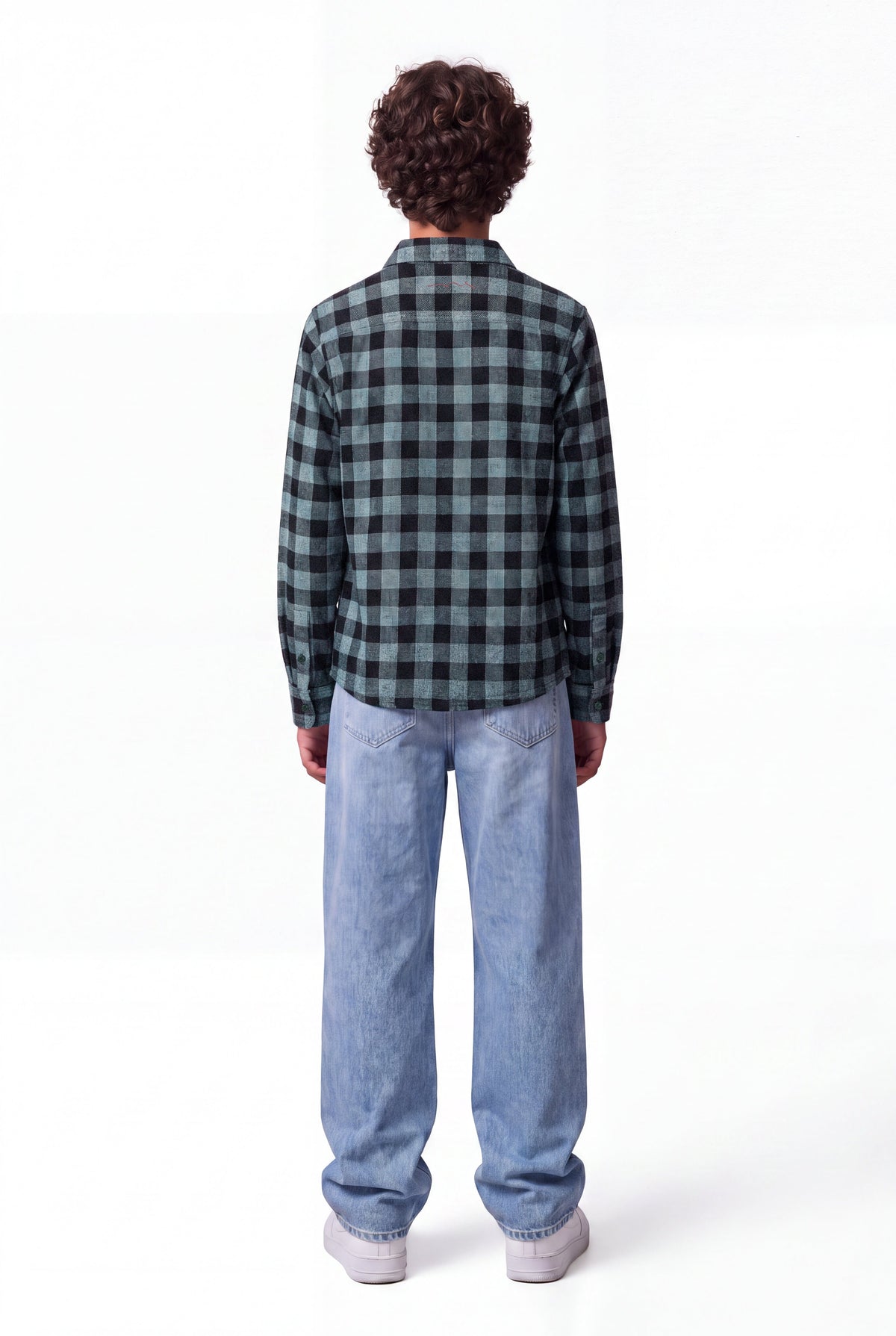 Chemise C-THYA ML JR VERT PIN - 2