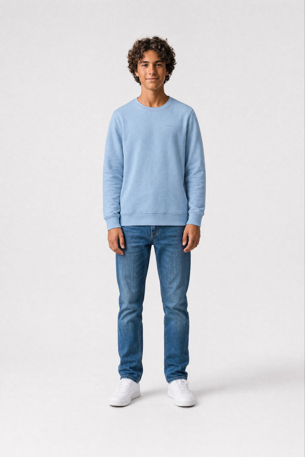 Sweat col rond S-NARK RC JR BLEU MINERAL - 1
