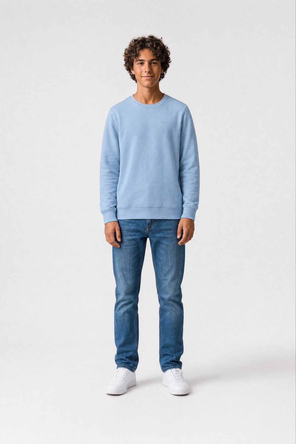 Sweat col rond S-NARK RC JR BLEU MINERAL - 1