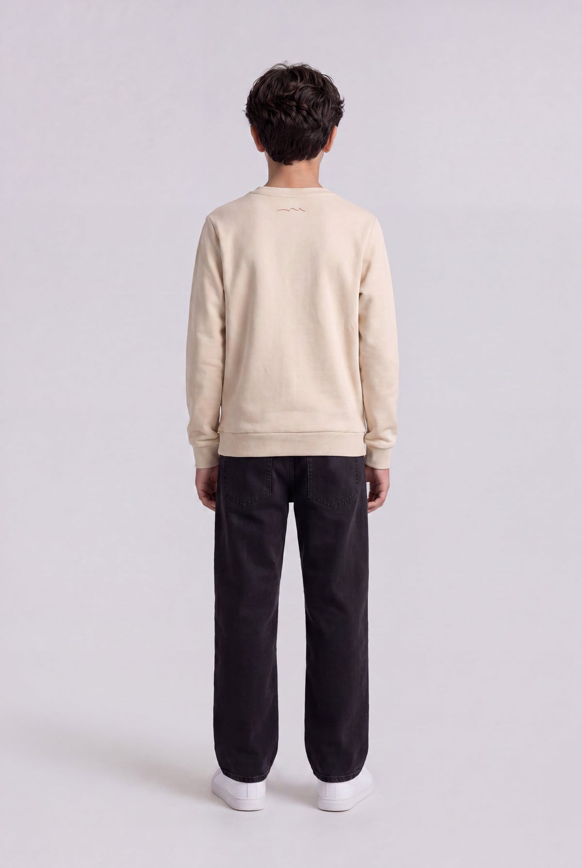 Sweat col rond S-COMPANY RC JR CREAM - 2