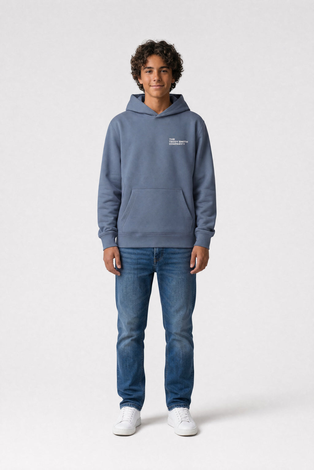 Sweat à capuche S-COMPANY HOODY JR GRIS METEORE - 1