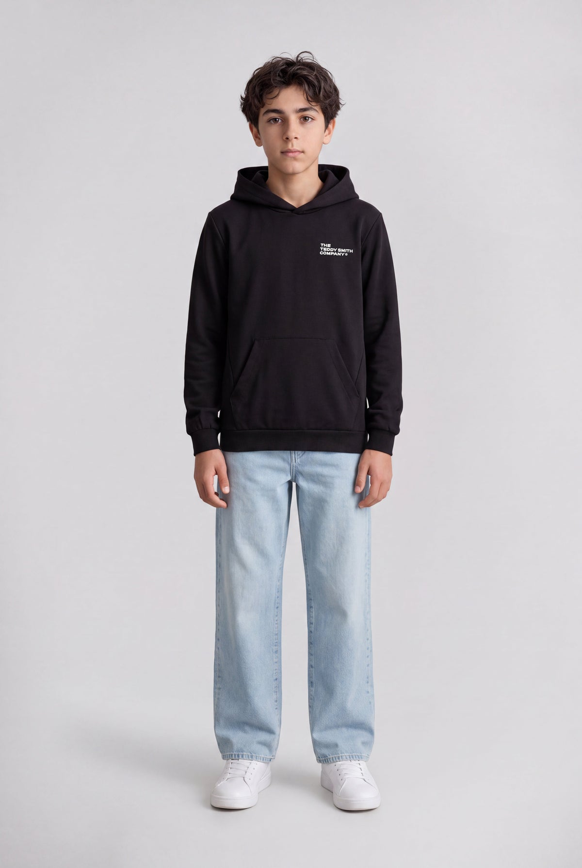 Sweat à capuche S-COMPANY HOODY JR NOIR - 1