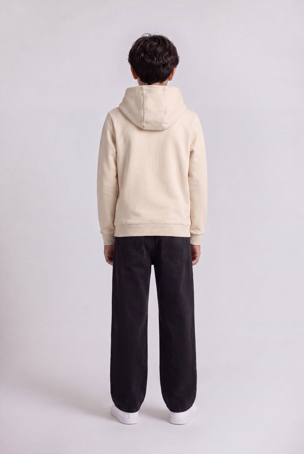 Sweat à capuche S-COMPANY HOODY JR CREAM - 2