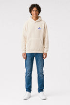 Sweat sherpa à capuche S-OFT HOODY JR CREAM - 1